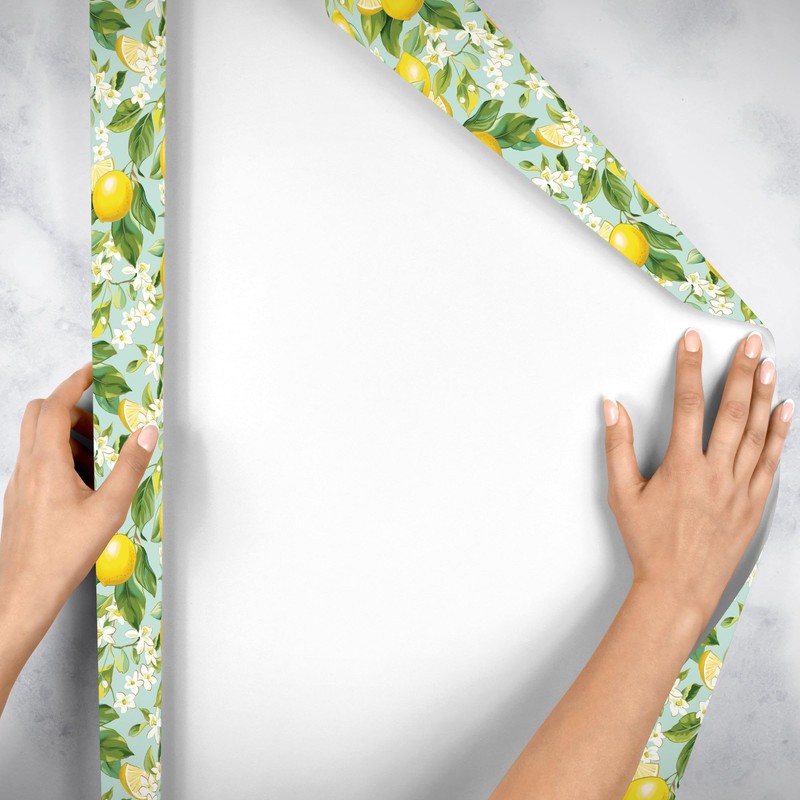 Jillson Roberts Gift Wrap, Lemon Tree, Half Ream 417 feet