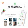 Maíz Multicontacto Cargador Usb Barra Supresor Picos Escritorio