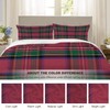 BaoNews Royal Stewart Tartan Duvet Cover Set King Size,3 Pieces