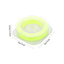 Abaodam 1 Roll Fishing Rod Tied Line Fishing Rod Thread Fishing Rod Cable Tying Guides Wrapping Fixing Line Fishing Line Thread Wrapping Line Pole Tackle Polyethylene Fiber Yellow