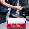 Thatyro 2 Pack Screw Organizer Box, 4 Compartments Bolt Bin