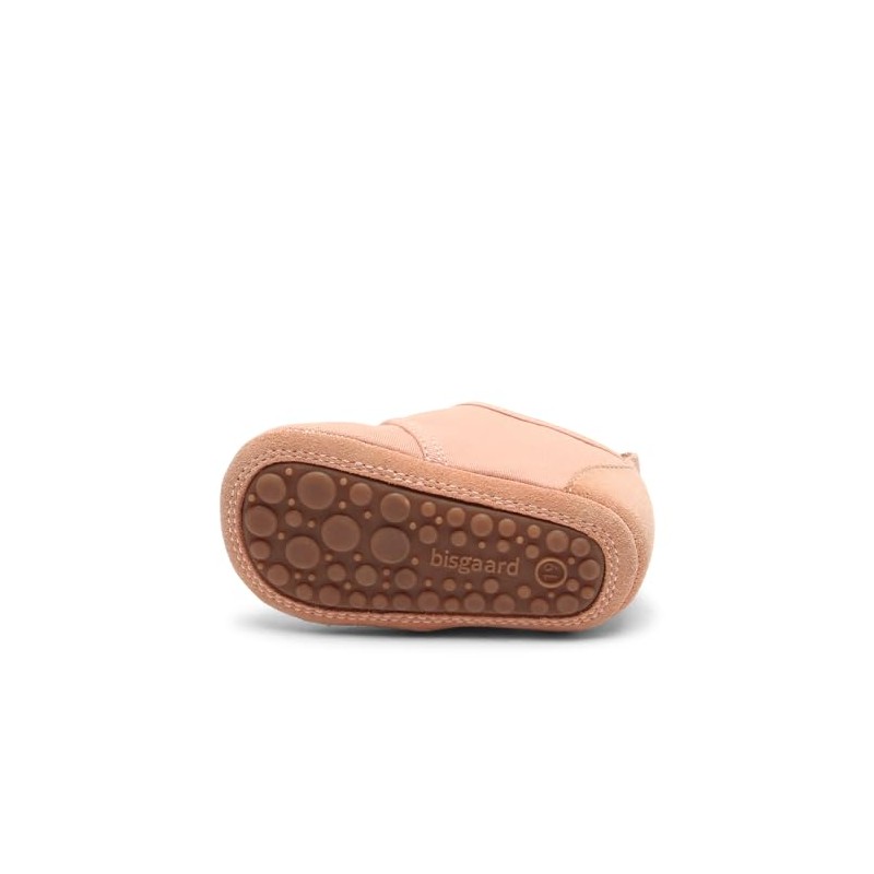 Bisgaard Unisex Children's Baby Cotton First Walker Shoe, nude