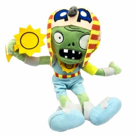 JHESAO - Juguetes de peluche para zombis y plantas de 12 pulgadas con diseño de zombies de PVZ, 1 2 peluches, juguete suave para el sol y zombies