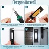 Saillong 1 Piece Lighted Doorbell Button, Wall Mounted Garage Door