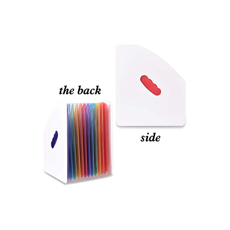 jingfei Expanding File Holder Folder Standing A4 Vertical File Organizer