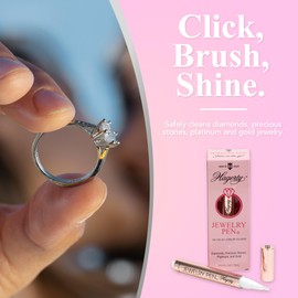 Hagerty Jewelry Pen - Ring Cleaner Pen, Jewelry Cleaner Pen, Diamond Ring Cleaner, Diamond Cleaning Pen, Diamond Ring Cleaner Pen, Diamond Cleaner Pen, Engagement Ring Cleaner - 0.1 Fl Oz