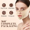 Wiederverwendbare V-Linien Maske,Face Slimming Band,Gesichts-Schlankheitsgürtel,Doppelkinn Maske,Doppelkinn Entferner, Face Tape, Double