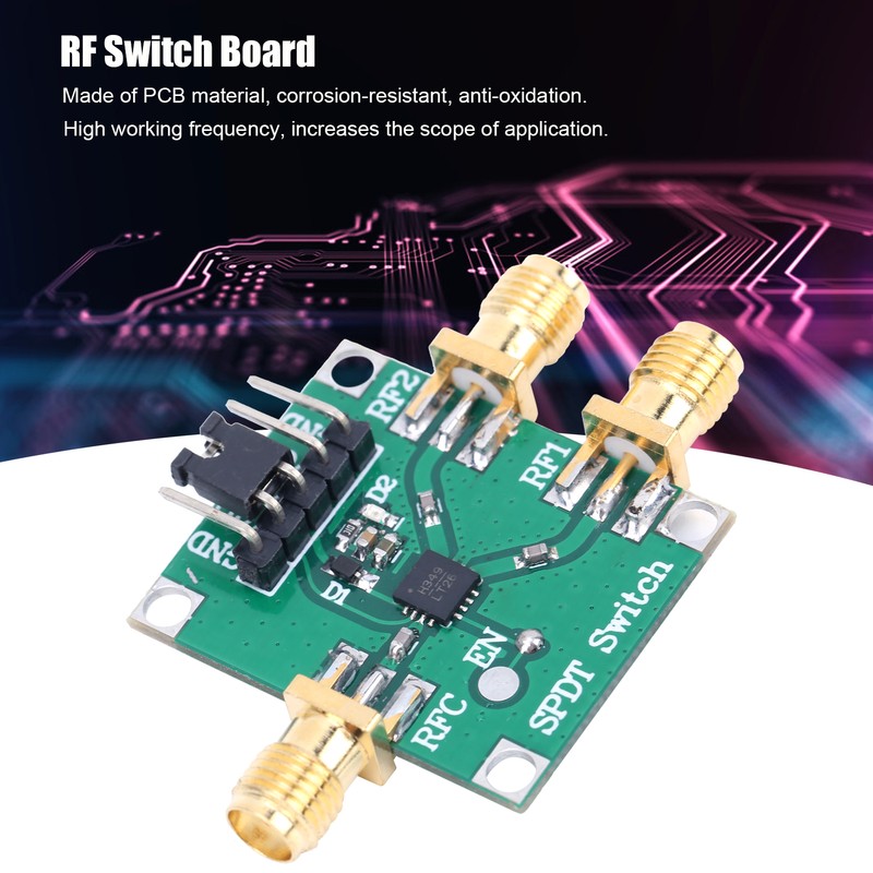 3‑5V RF Switch Module Single Pole Double Throw Board 50Ohms
