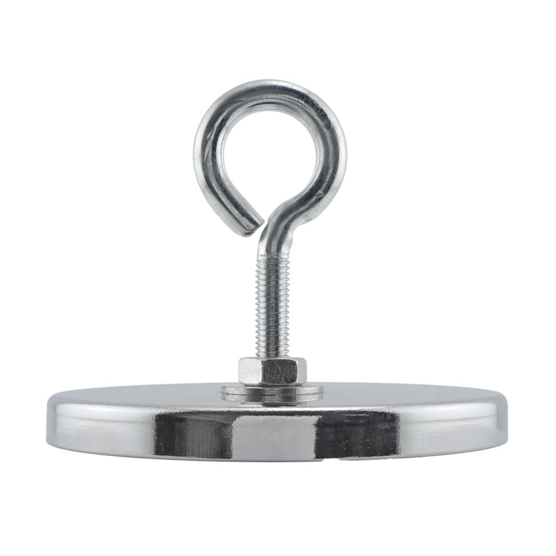 Master Magnetics RB100EB Magnetic Hook, Round Base Magnet Fastener with