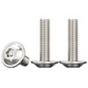 Drenky M6 Rounded Head Screws Stainless Steel, M6 x 25