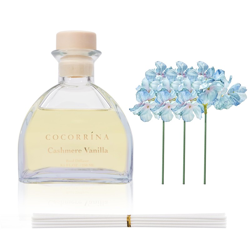 COCORRÍNA Reed Diffuser - 8.5 Oz Cashmere Vanilla Reed Diffuser