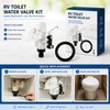 RV Toilet Water Valve Kit for Leak Repair – 31705