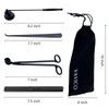 VAVICO Candle Wick Trimmer Cutter Snuffer Arc Lighter Set Candle