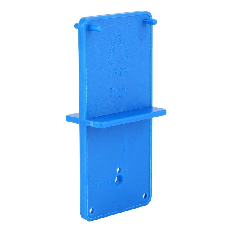 2pcs Hinge Hole Jig Template Hinge Hole Drill Guide Locator