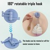 4 Pcs Mini Squeegee with Hanging Hook Shower Mirror Squeegee