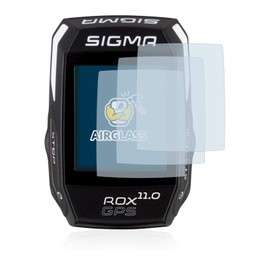 BROTECT Protective Glass for Sigma ROX GPS 11.0 (Pack of 3) Protective Film Tempered Glass [Extremely Scratch-Resistant 9H, Anti-Fingerprint, Ultra Transparent]