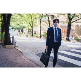 Premium Stylist Non-woven Mask, Set of 10 Bags, 50 Pieces, Light Gray, Non-woven Fabric, 3D, Stylish, Color Non-woven Mask, Easy to Breathe, Difficult to Rough Skin