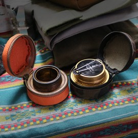 DUCKNOT Leather Case, Alcohol Stove, Alcohol Burner, Storage Case, Pouch, Genuine Leather, Made in Japan (Black, Cowhide Leather)