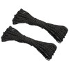 PATIKIL 65ft Reflective Guyline Camping Paracord Set of 2 2mm