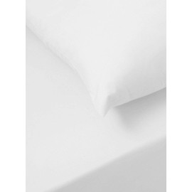 Sapphire Collection 300 Thread Count 100% Egyptian Cotton Fitted Sheets (Super King, White)