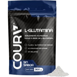 COURA Glutamina Micronizada Pura en Polvo - Sin Sabor