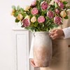 Ceramic Flower Vase 12 inch Farmhouse Rustic Vase Decorative Pottery
