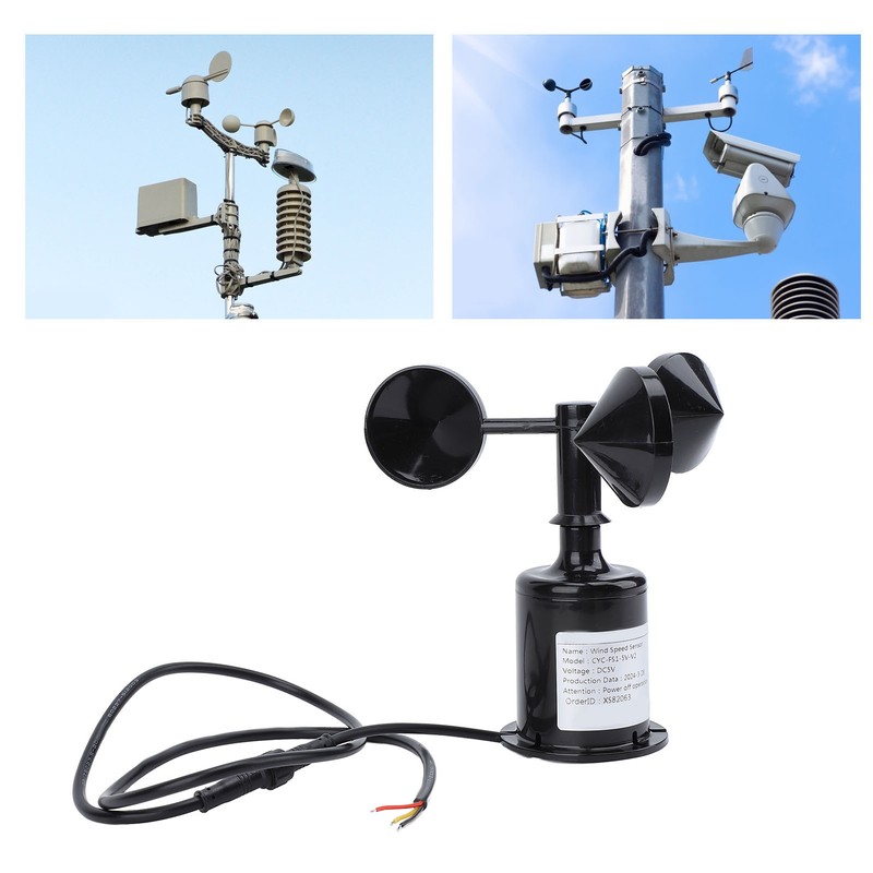 Wind Speed Anemometer High Accuracy 5V Wind Speed Monitoring Sensor