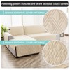 Genina Sectional Couch Covers for Dogs L Shaped Sofa Covers