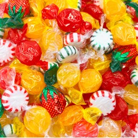 American Old-Fashioned Hard Candy Assortment |1 Pound Bag - Approx. 80 Count | Hostess Mix | Individually Wrapped Candy for Holiday Buffets