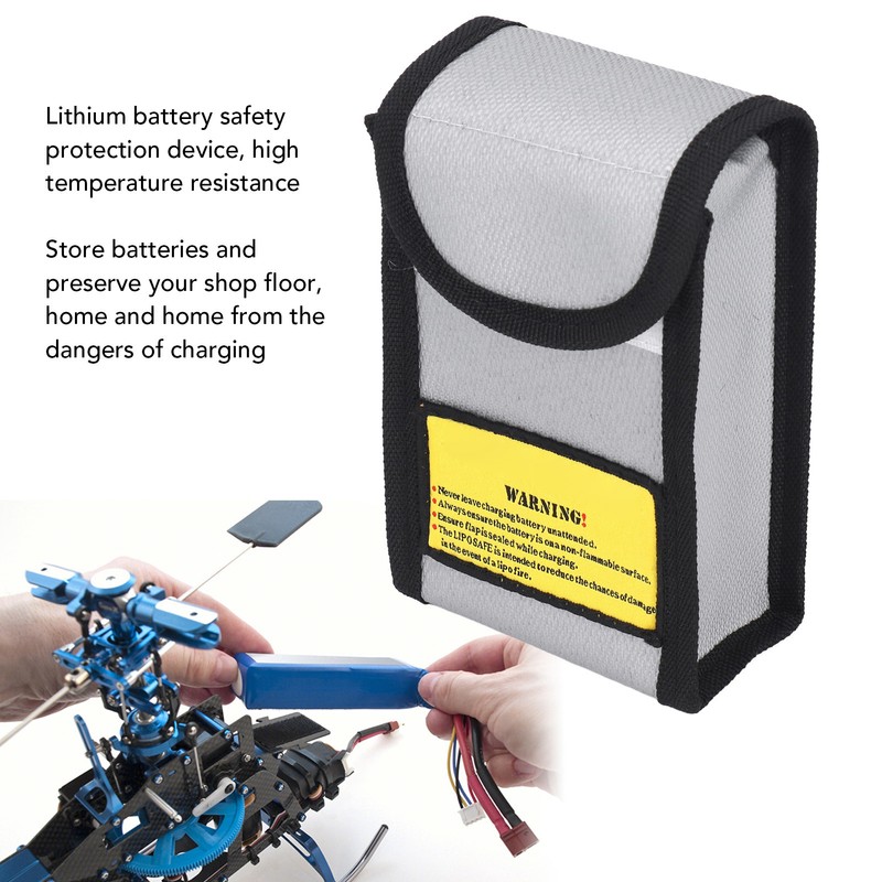 Lithium Battery Explosion Proof Bag High Temperature Resistant Eco Friendly