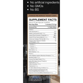 RAW CBUM Thavage Pre-Workout 40 Servings Rocket Candy New BB:04/2026