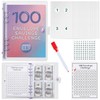 100 Envelopes Money Saving Challenge Binder,2024 New Budget Binder with