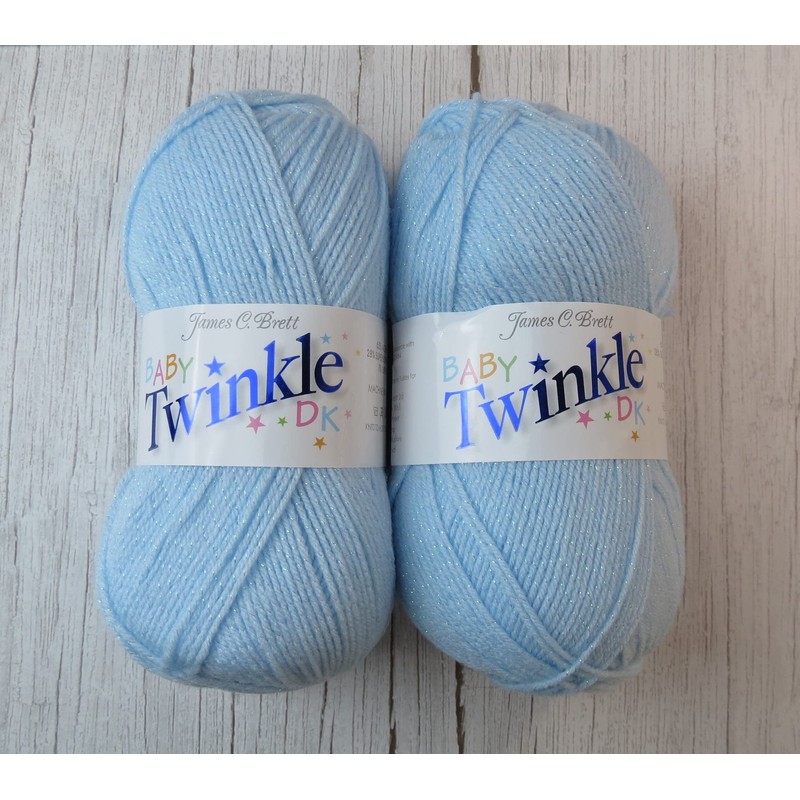 James C Brett Baby Twinkle DK Wool/Yarn - BT4 Blue
