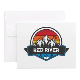 CafePress Red River Ski Area Red River New Mexico 4.25" x 5.5" Notecards 10 Pack
