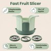 Heavy Duty Apple Slicer Corer - 8-Blade Stainless Steel Fruit