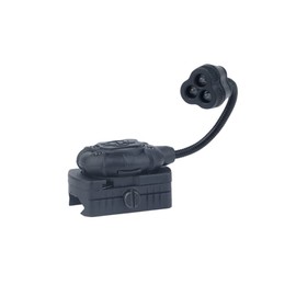 QIRUIMY Tactical MPLS3 Helmet Light,White/IR/Red Light LED Headlamp Military Safety Signal Indicators Survival Helmet Flashlight (Black)