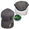 Dodge Cummins Offset Logo Ball Cap hat Flexfit Fitted dk