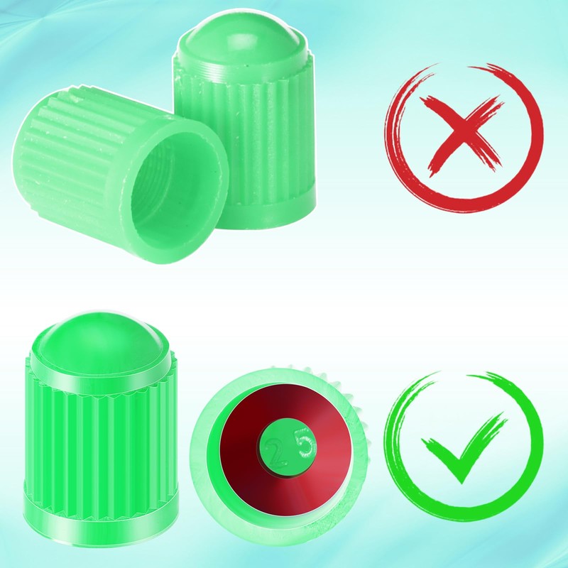 Outus 20 Pcs Tire Valve Stem Caps Car Tire Caps