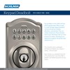 SCHLAGE BE365 CAM 622 Keypad Electronic Deadbolt, Matte Black