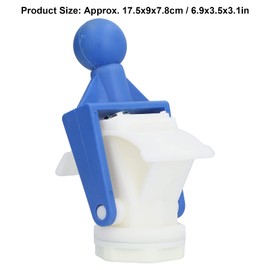Honey Gate Valve, Honey Gate Valve Plastic Bee Honey Gate Valve Accessories for Beekeeping Extractor Equipment Extractor Fittings Honey Pusher Accessories