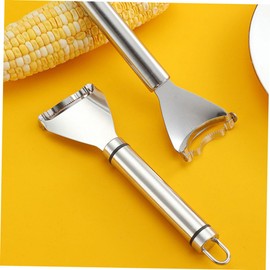 Ciieeo 2sets Stainless Steel Corn Stripper Peeler Efficient Kitchen Tool for Removing Corn Kernels from Cob Compact Design for for Fruits and Vegetables 2pcs*2