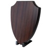 Premium Shield Plaque Wooden Display Multiple Sizes for Engraving, Arts
