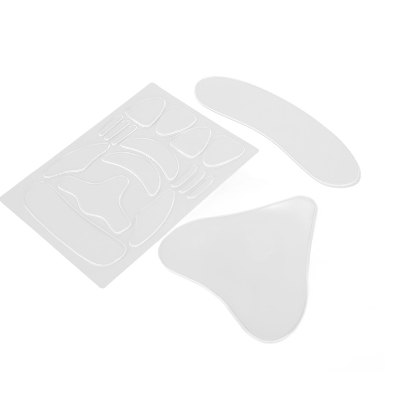 18pcs Reusable Wrinkle Pad Silicone Soft Portable Forehead Face Neck