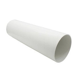 Kair Plastic Ducting Pipe 100mm - 350mm Short Length - Rigid Straight Duct Channel