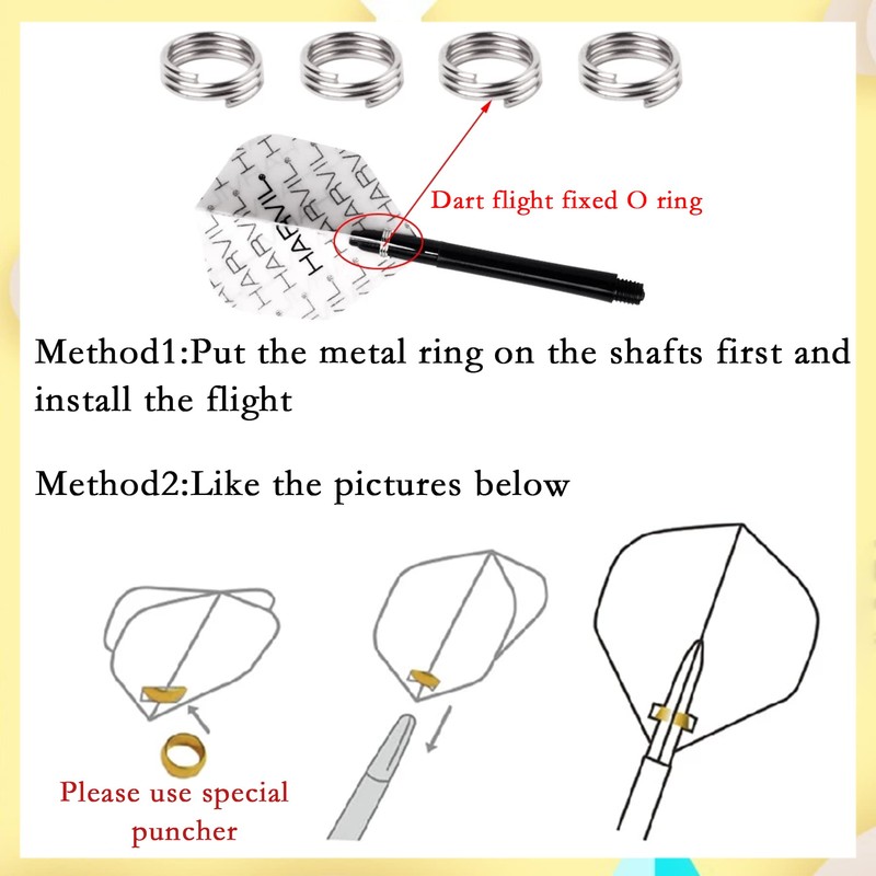 JpGdn 128Pcs Darts Shafts and Flights Plastic Medium Dart Stems