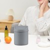 Qskely 2 L bote de basura de escritorio, pequeño bote