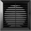 ECOPRO VENT Black 5'' Inch Ventilation Grille - Inside/Outside use