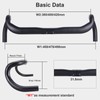 Carbon handlebar aero handlebars for road bike gravel bike handlebars