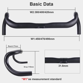 Carbon handlebar aero handlebars for road bike gravel bike handlebars rxl sl carbon fiber drop bar 498 handlebar 31.8 internal routing handle bar for cycling