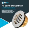 EZ-FLO 2 Inch IPS No Caulk Brass Shower Drain, Stainless